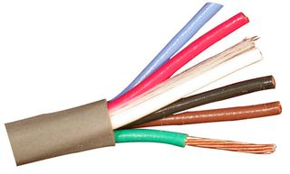BELDEN 8426 010250 SHLD MULTICOND CABLE 6COND 20AWG, 250FT