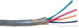 ALPHA WIRE 1741C SL005 SHLD MULTICOND CABLE 2COND 20AWG 100FT