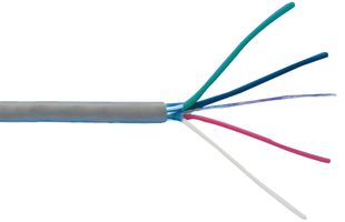ALPHA WIRE 2402C SL001 SHLD MULTICOND CABLE 2COND 22AWG 1000FT