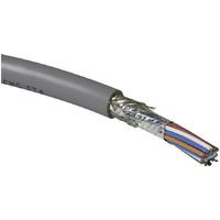 ALPHA WIRE 1250 BK002 SHLD MULTICOND CABLE 2COND 20AWG 500FT