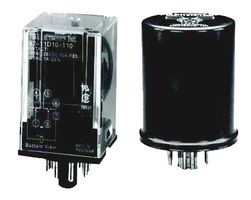 NTE ELECTRONICS R02-14D10-12 POWER RELAY, 3PDT, 12VDC, 10A, PLUG IN