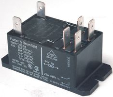 TE CONNECTIVITY / POTTER & BRUMFIELD T92S7A22-240 POWER RELAY, DPST-NO, 240VAC, 30A, PANEL