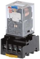 OMRON INDUSTRIAL AUTOMATION MKS2PI AC12 POWER RELAY, DPDT, 12VAC, 10A, PLUG IN