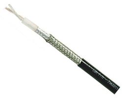 ALPHA WIRE 9823 BK005 TWINAXIAL CABLE, 100FT, BLACK