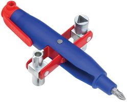 KNIPEX 00 11 07 WRENCH CONTROL CABINET KEY 145MM PLASTIC