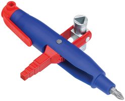 KNIPEX 00 11 08 WRENCH CONTROL CABINET KEY 145MM PLASTIC