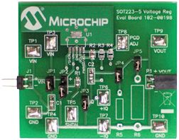 MICROCHIP SOT223-5EV-VREG Voltage Regulator Eval. Board