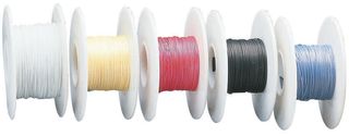 OK INDUSTRIES R-30-R-0050 WIRE WRAPPING WIRE, 50FT, 30AWG, CU, RED