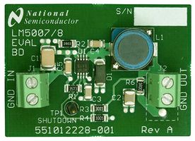 NATIONAL SEMICONDUCTOR LM5008EVAL Step Down Switching Regulator Eval. Board