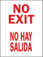 BRADY 38309 Bilingual English-Spanish Safety Sign