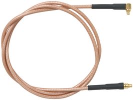 POMONA 73064-BB-6 COAXIAL CABLE, RG-316, 6IN, 26AWG, BROWN