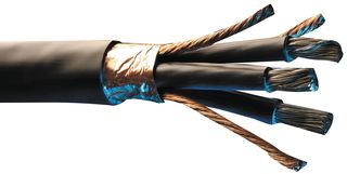 ALPHA WIRE V16001 BK199 SHLD MULTICOND CABLE 3COND 1AWG
