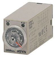 OMRON INDUSTRIAL AUTOMATION H3YN-2-24DC TIME DELAY RELAY, DPDT, 0.1SEC TO 10MIN