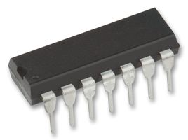 TEXAS INSTRUMENTS OPA4277PA IC, OP-AMP, 1MHZ, 0.8V/&aelig;s, DIP-14