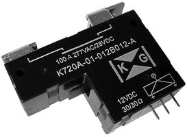 KG TECHNOLOGIES K100B-10-012B012-R POWER RELAY, SPST-NO, 12VDC, 100A, PCB