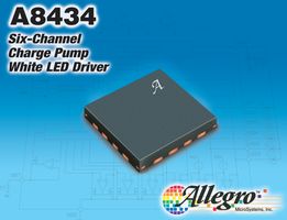 ALLEGRO MICROSYSTEMS A8434EESTR-T IC, LED DRIVER, CHARGE PUMP, MLP-16