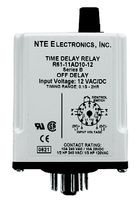 NTE ELECTRONICS R61-11AD10-120 TIME DELAY RELAY DPDT, 120MIN, 120VAC/DC