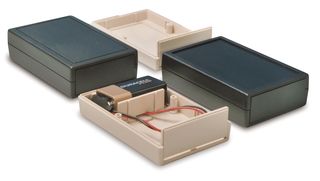 BOX ENCLOSURES 50-32-2A-F-BL ENCLOSURE, HAND HELD, PLASTIC, BLACK