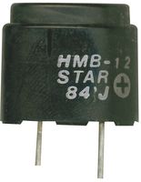 STAR MICRONICS HMB-12 TRANSDUCER, BUZZER, 2.2KHZ, 90DB, 12V