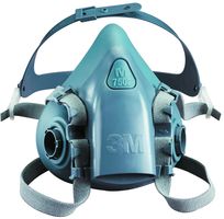 3M 7501 Half Facepiece Respirator, Small-Size