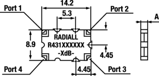 RADIALL R431412005 RF/Coaxial Connector