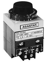 TE CONNECTIVITY / AGASTAT 7012PDX Contact Configuration:DPDT; Relay Mounting:Panel; Nom Input Vo