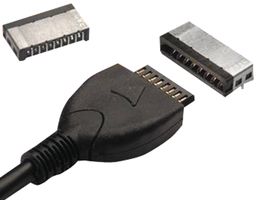 AVX INTERCONNECT 2.09257E+14 MINI USB CONNECTOR, SOCKET 16POS, SOLDER