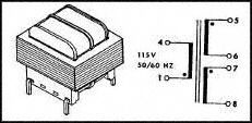 STANCOR SW-336 Printed Circuit Transformer