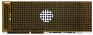 VECTOR ELECTRONICS 4613-3 PCB Plugboard, IBM XT card edge, Pad/Hole