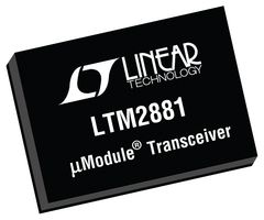 LINEAR TECHNOLOGY LTM2881IV-5#PBF IC, RS422/RS485 TRANSCEIVER, 5.5V, BGA32