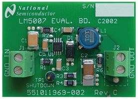 NATIONAL SEMICONDUCTOR LM5007EVAL/NOPB Step-Down Switching Regulator Eval. Board to Drive LEDs