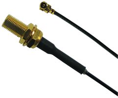 AMPHENOL CONNEX 336503-12-0050 COAXIAL CABLE ASSY, 1.13MM, 50MM, BLACK