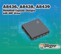 ALLEGRO MICROSYSTEMS A8438EEJTR-T IC, PHOTOFLASH CAPACITOR CHARGER, MLP-10