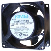 NMB TECHNOLOGIES 3115FS-23W-B20-A00 AXIAL FAN, 80MM, 230VAC, 60mA
