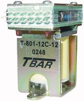 T-BAR (OLYMPIC CONTROLS) 801-24C12 POWER RELAY, 24PDT, 12VDC, 5A, PLUG IN