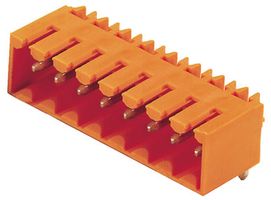 WEIDMULLER 1619450000 PLUGGABLE TERMINAL BLOCK, RIGHT ANGLE, 24 CONTACT, PCB