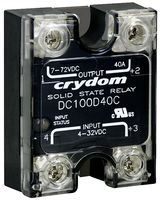 CRYDOM DC200D40C SOLID STATE RELAY PANEL MOUNT, 4 TO 32VDC, 40A, 7 TO 150VDC