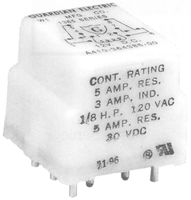 GUARDIAN ELECTRIC 1365PC-2C-24D POWER RELAY, DPDT, 24VDC, 5A, PC BOARD