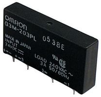 OMRON INDUSTRIAL AUTOMATION G3M-203P-4-DC12 SSR, PCB MOUNT, 264VAC, 14.4VDC, 3A