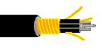 BELDEN 29528 0101000 SHLD MULTICOND CABLE 3COND 1AWG 1000FT