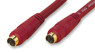 VDC 110-026. S-VIDEO CABLE, 5M, MAROON
