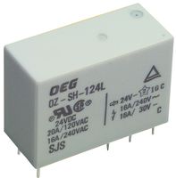 TE CONNECTIVITY / OEG OZ-SS-124L POWER RELAY, SPDT, 24VDC, 16A, PC BOARD