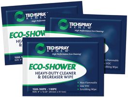TECHSPRAY 1500-100PK Renew Eco-Shower Heavy-Duty Cleaner &amp; Degreaser Pre-Saturate