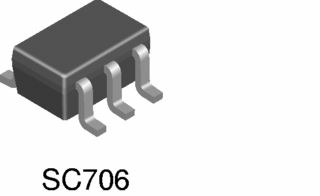 FAIRCHILD SEMICONDUCTOR NC7SZ374P6 IC, D-TYPE FLIP FLOP, 3-STATE, SC-70-6