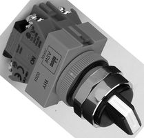 IDEC ASW220 SWITCH, SELECTOR, DPDT-2NO, 10A, 600V