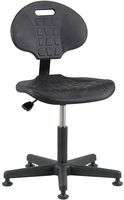 BEVCO 7000-BLK Industrial Task Chair on Glides