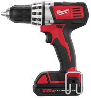 MILWAUKEE TOOL 2601-22 DRILL DRIVER, CORDLESS 18V 0.5IN 1400RPM