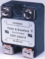 TE CONNECTIVITY / POTTER & BRUMFIELD SSRT-240D25 SSR, PANEL MOUNT, 280VAC, 32VDC, 25A