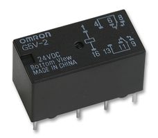 OMRON G5V-2 24DC SIGNAL RELAY, DPDT, 24VDC, 2A, THD