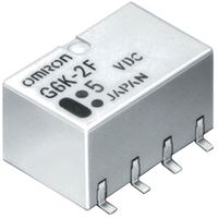 OMRON ELECTRONIC COMPONENTS G6K-2F-Y-TR DC12 SIGNAL RELAY, DPDT, 24VDC, 1A, SMD